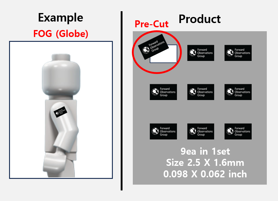 (2.5mm) FOG Patch stickers