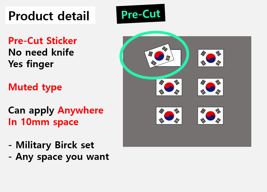 (10mm) Asia Flag stickers