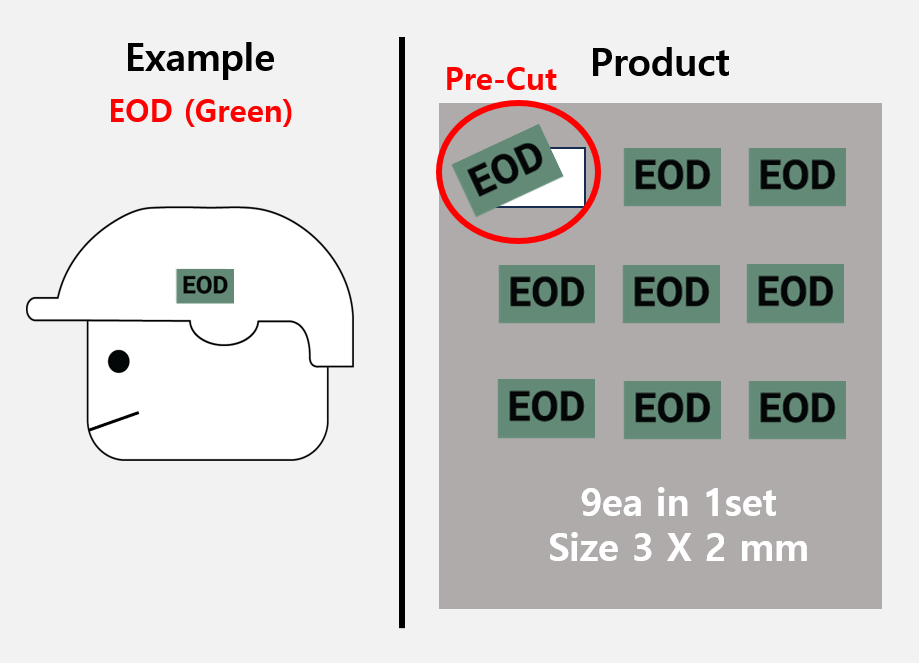 (3mm) Green patch / CCT JTAC EOD