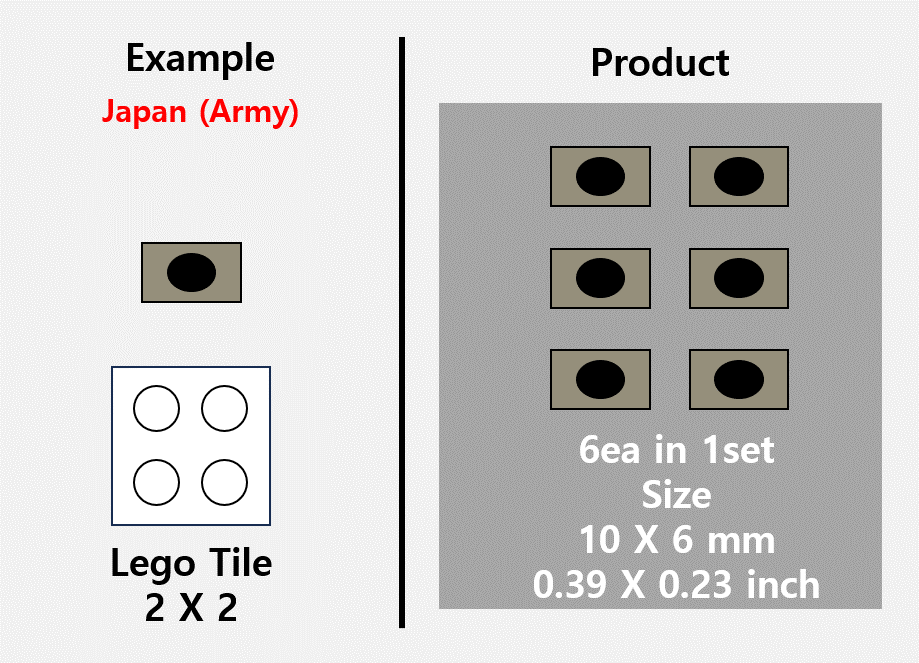 (10mm) Asia Flag stickers