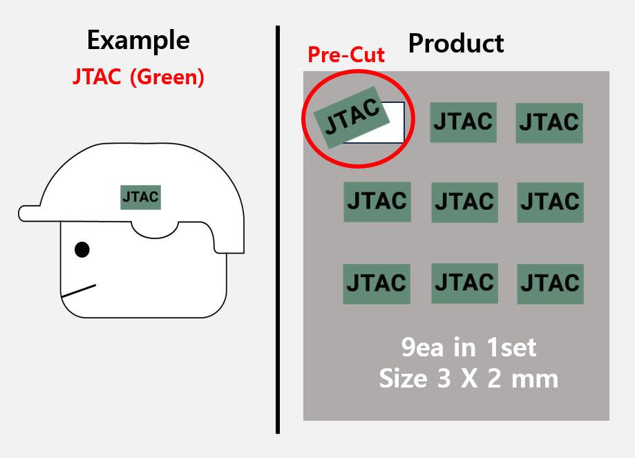 (3mm) Green patch / CCT JTAC EOD
