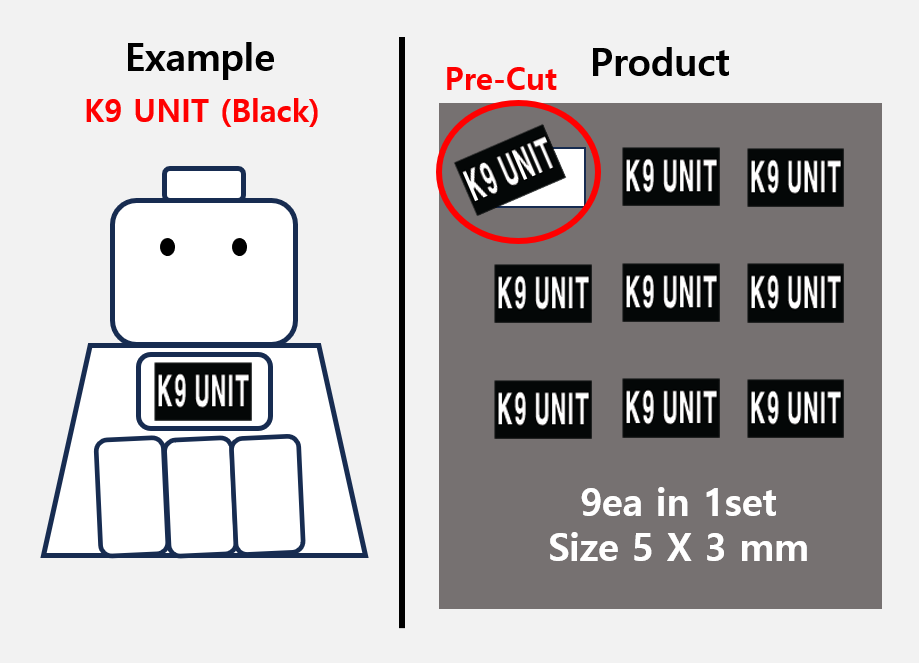 (B 5mm) Security Agent patch stickers