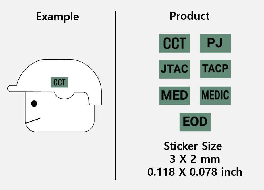(3mm) Green patch / CCT JTAC EOD