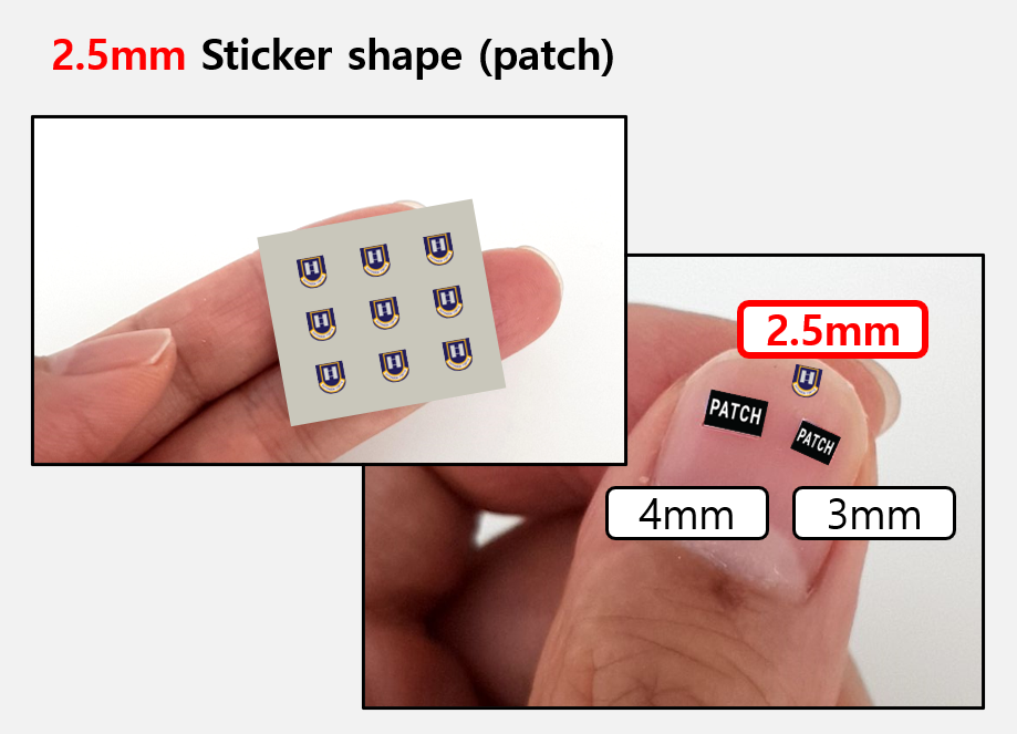 (2.5mm) US Air Forces Beret Rank stickers