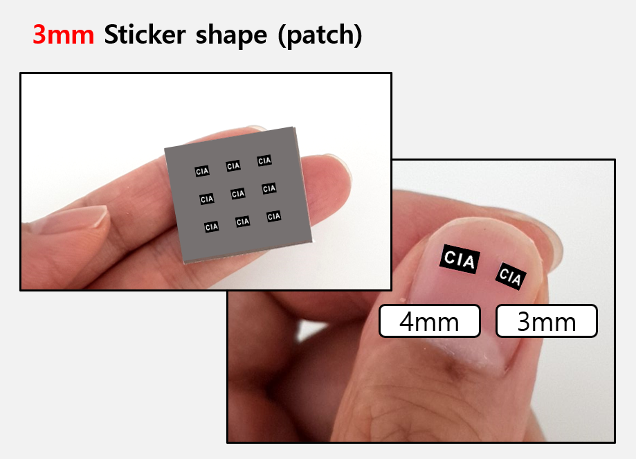 (B 3mm) Police Swat patch stickers