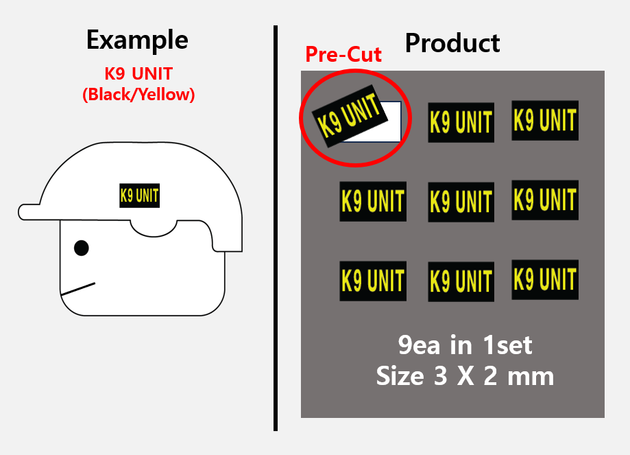 (B 3mm) Security Agent patch stickers