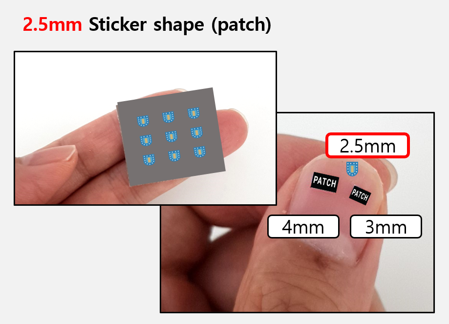 (2.5mm) US Army Beret Rank stickers