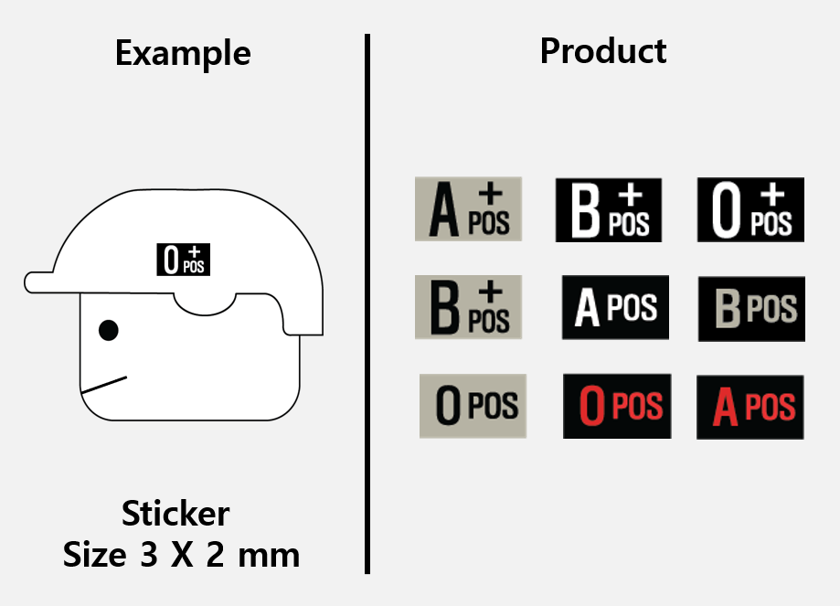 (3 mm) Blood Patch sticker
