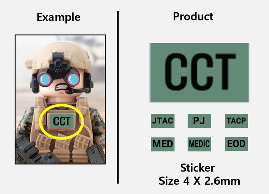 (4mm) Green patch / CCT JTAC EOD