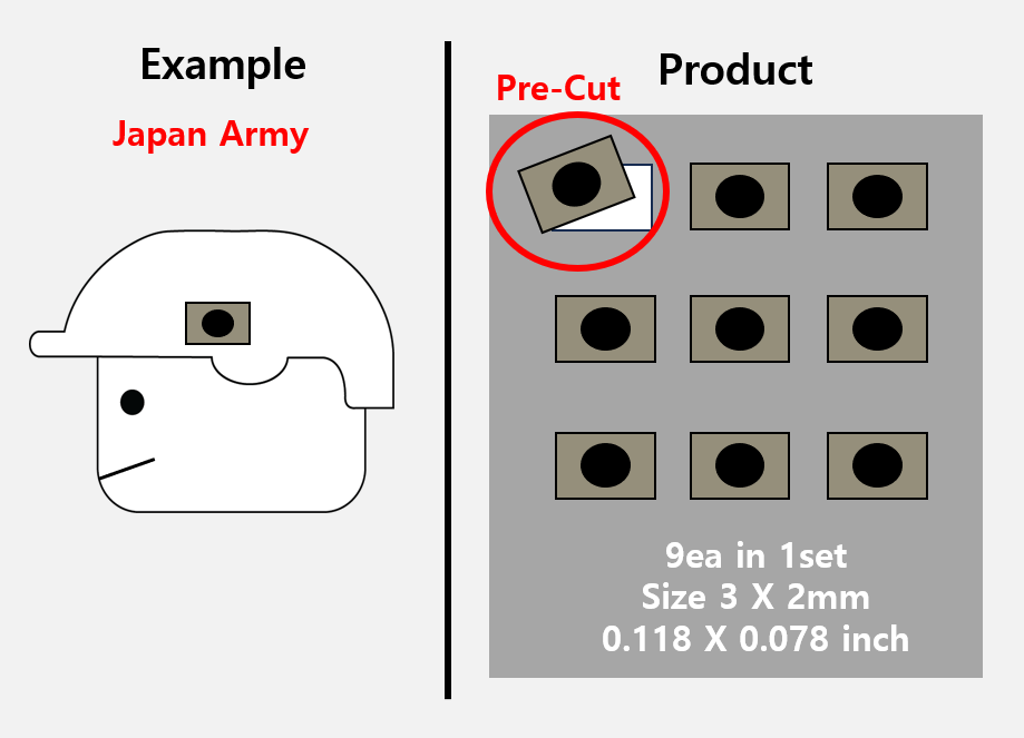 (3mm) Asia Flag stickers