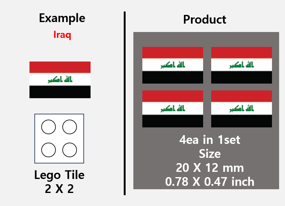 (20mm) Asia Flag stickers