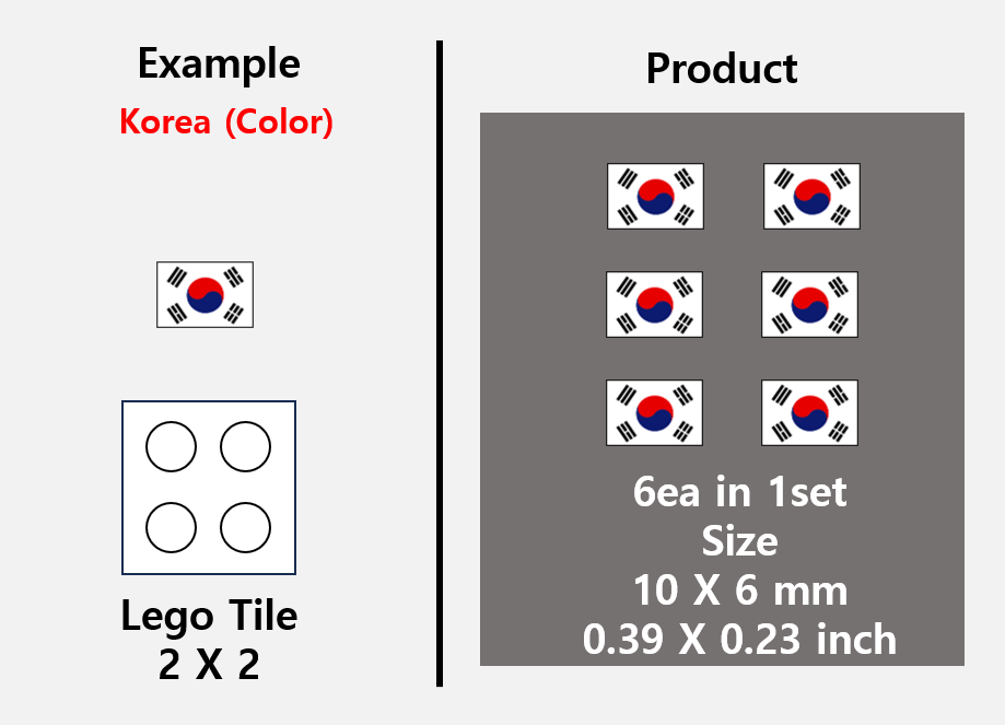 (10mm) Asia Flag stickers