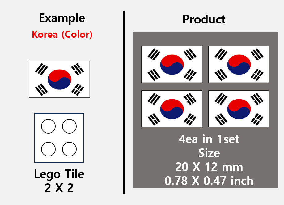 (20mm) Asia Flag stickers