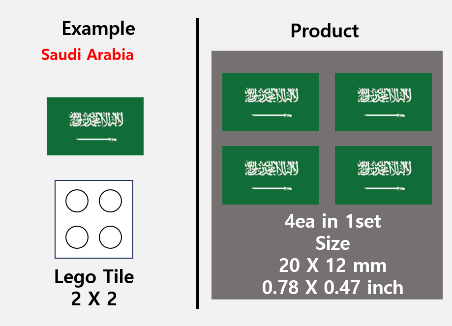 (20mm) Asia Flag stickers