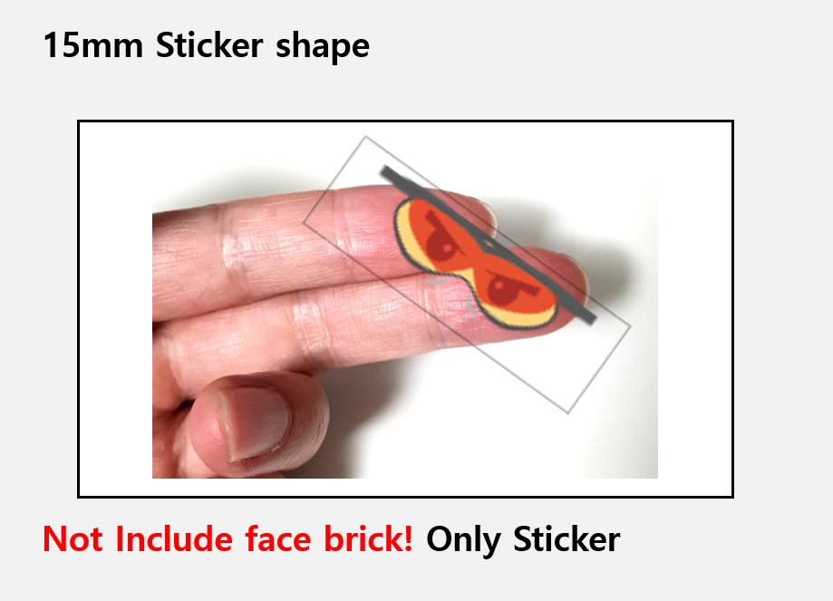 Sunglasses + Mask Stickers / custom face military printing decal