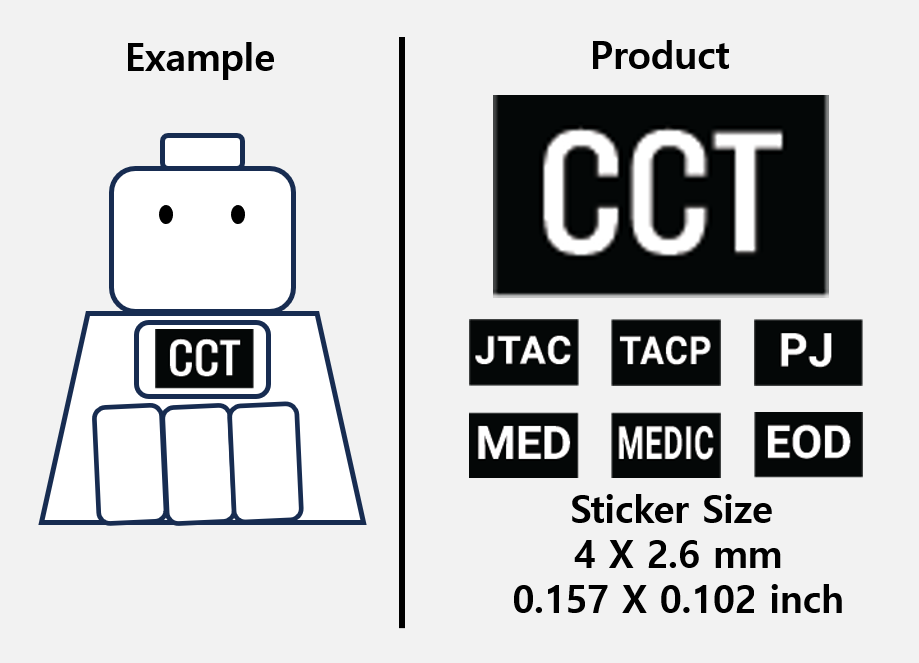 (4mm) Black patch / CCT JTAC