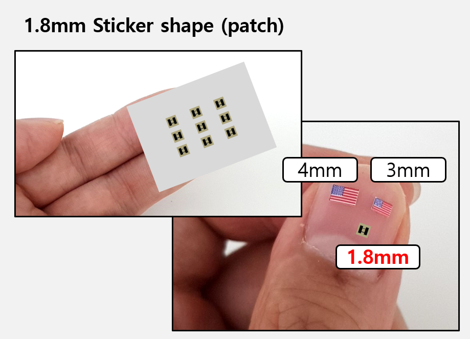 (1.8mm) Tan Rank insignia stickers