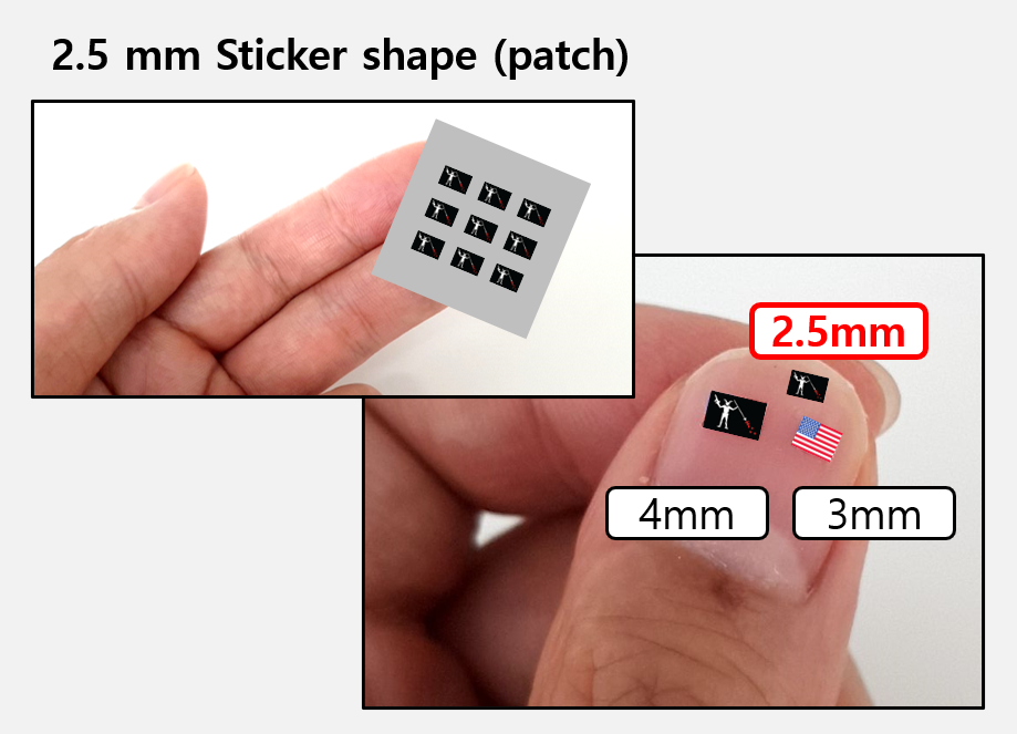 (2.5mm) FOG Patch stickers