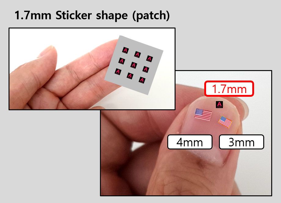 (C 1.7 mm) Micro Blood (Red) Patch sticker