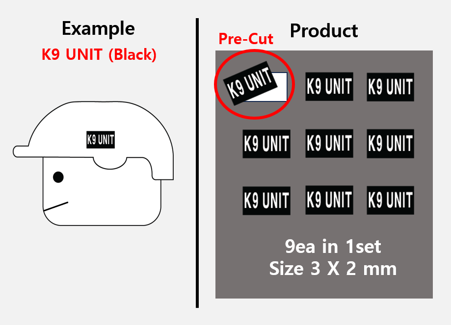 (B 3mm)  Security Agent patch stickers