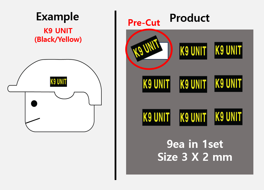 (B 3mm)  Security Agent patch stickers