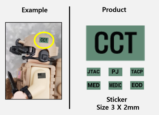 (3mm) Green patch / CCT JTAC EOD